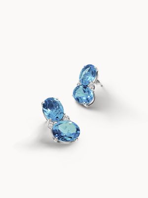 Gemz© blue topaz earrings