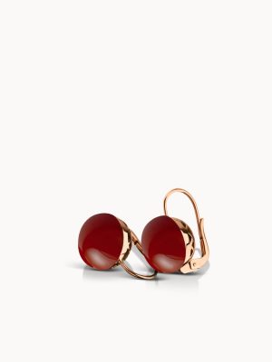 Orb© Jour back earrings are made of rose gold-tone agate.