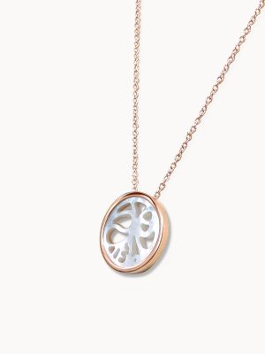 State-of-Mind© Round Necklace in Rose Gold - Small