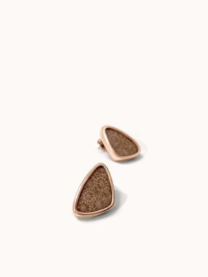 Earth© fossil stone earrings
