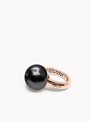 Orb© Malachite Ring in Rose Gold - Large