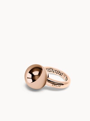 Orb© Malachite Ring in Rose Gold - Large