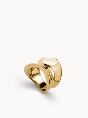Dunes© yellow gold ring
