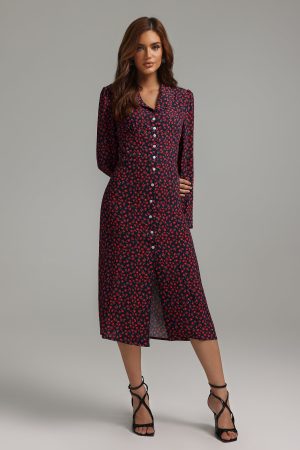 Delly Floral Printed Midi Dress