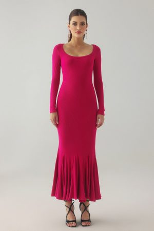Minnie Fishtail Knit Dress