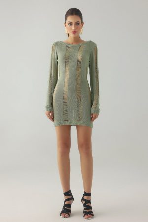 Kolia Backless Knitted Dress