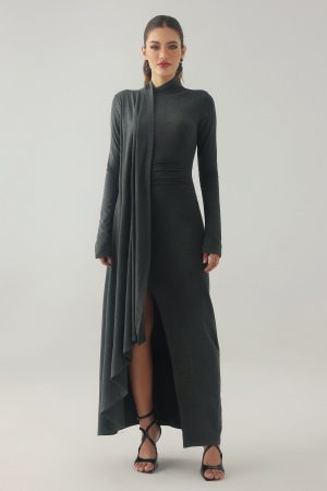 Subra High Slit Maxi Dress