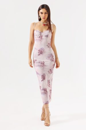 Darcel Halter Printed Dress