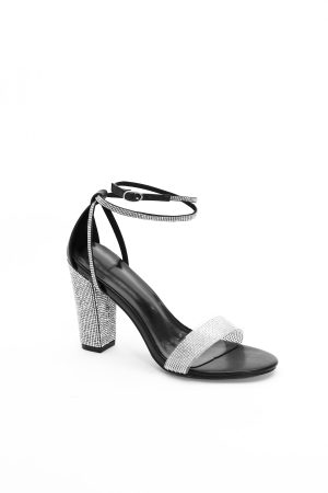 Naima Diamante Strappy Heeled Sandals