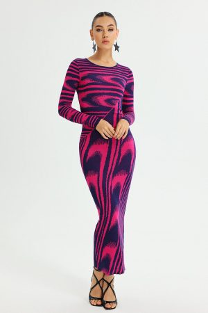 Devonne Knitted Midi Dress