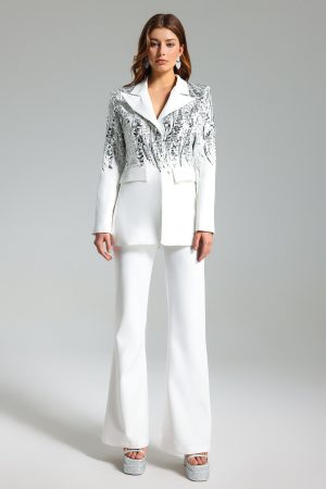 Racer Sequin Blazer Set