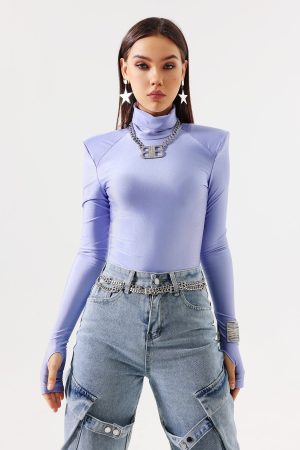 Reggie Padded Shoulder Bodysuit