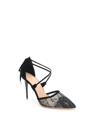 Umeko Lacke Strappy Toe Stiletto Pumps