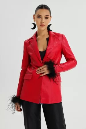 Namia Eco-Leather Blazer