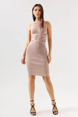 Nathai Sleeveless Knitted Mini Dress