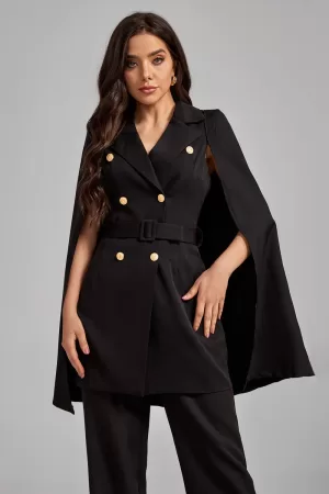 Megan Cloak Style Blazer Dress