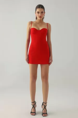 Salerio Halter Mini Dress
