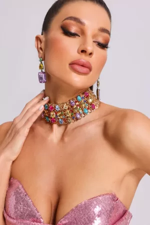 Veronica Rhinestone Necklace