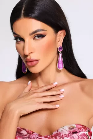 Nickisha Teardrop-Shaped Earrings
